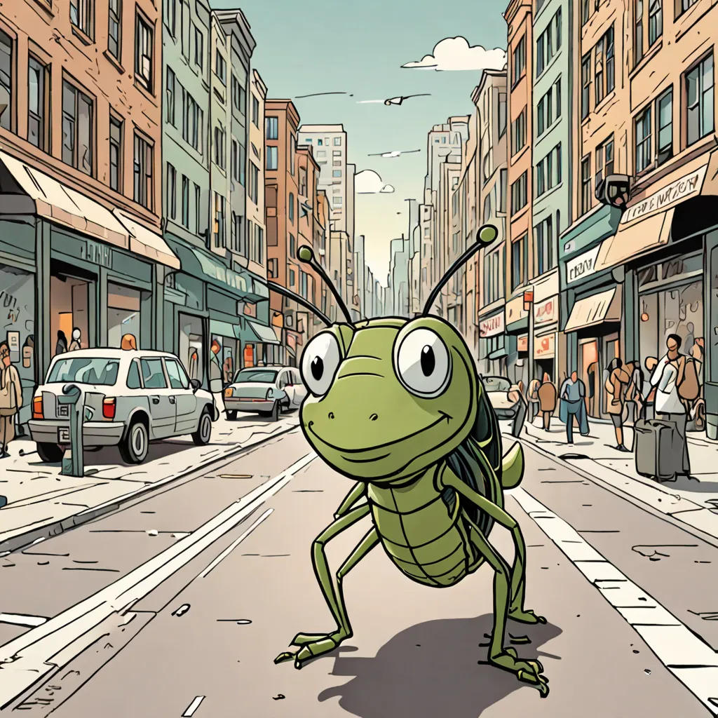 Jimmy the City Grasshopper