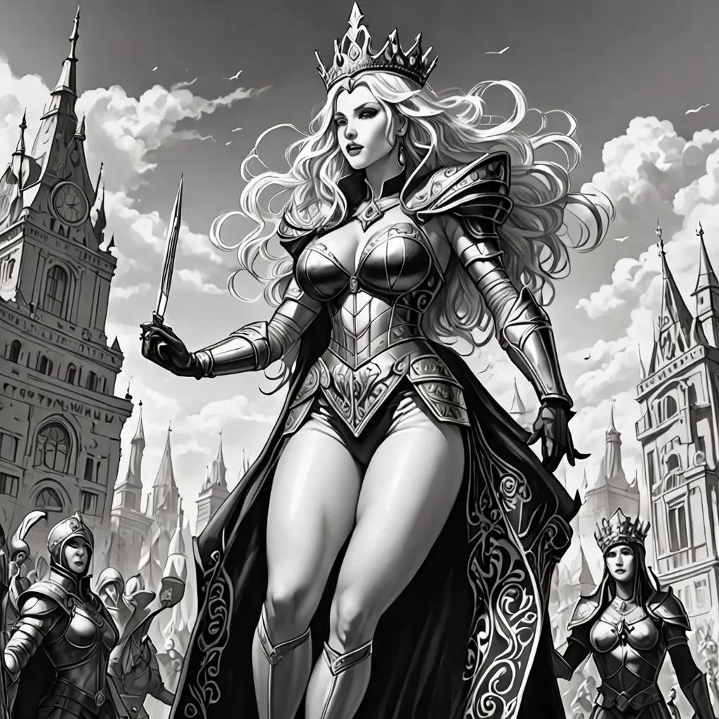 The Giantess Queen's Feast