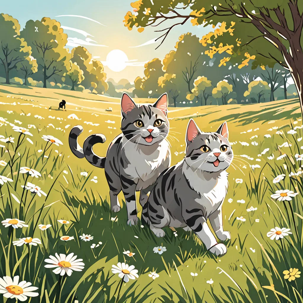 The Cat and Dog's Friendship