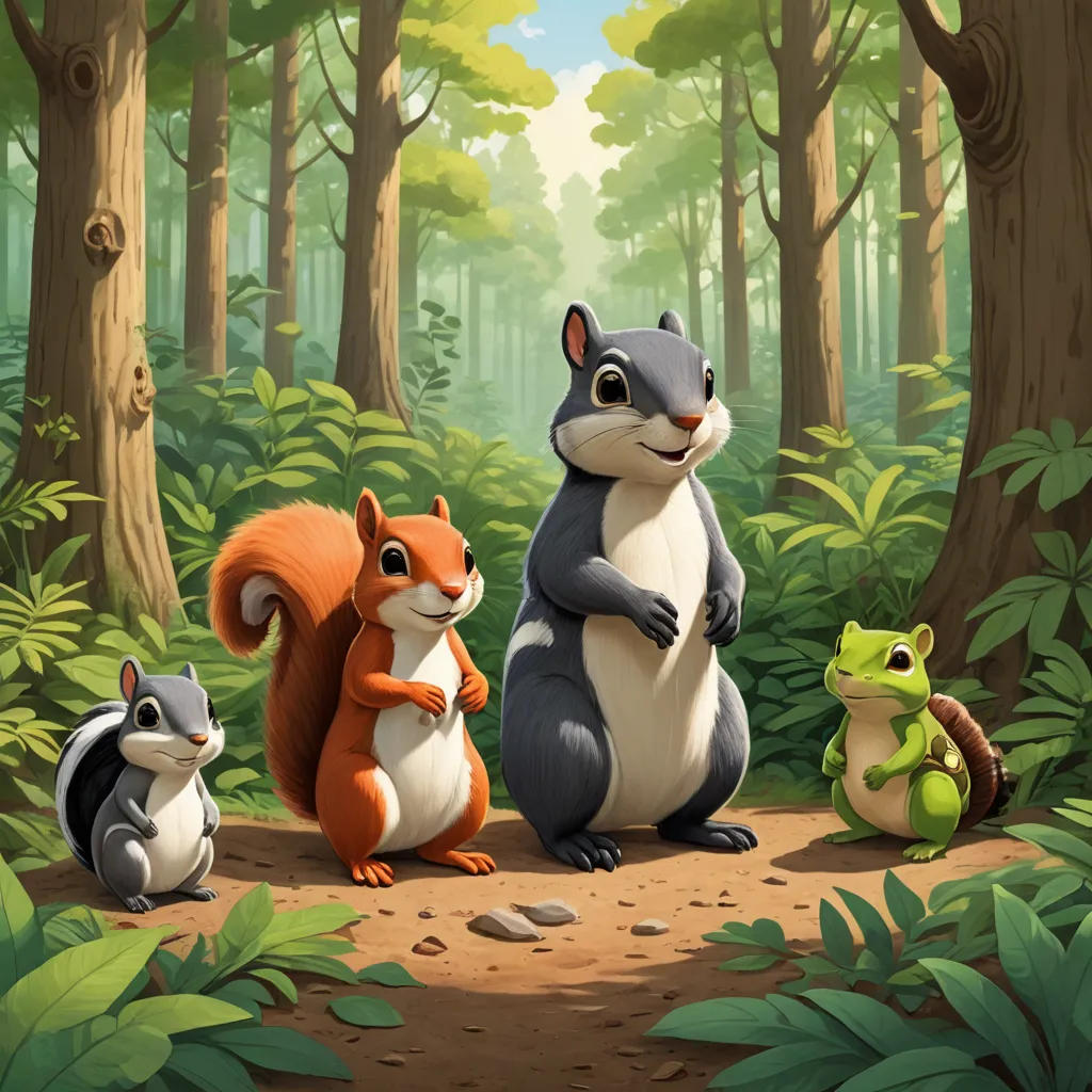 Sammy the Squirrel's Acorn Adventure