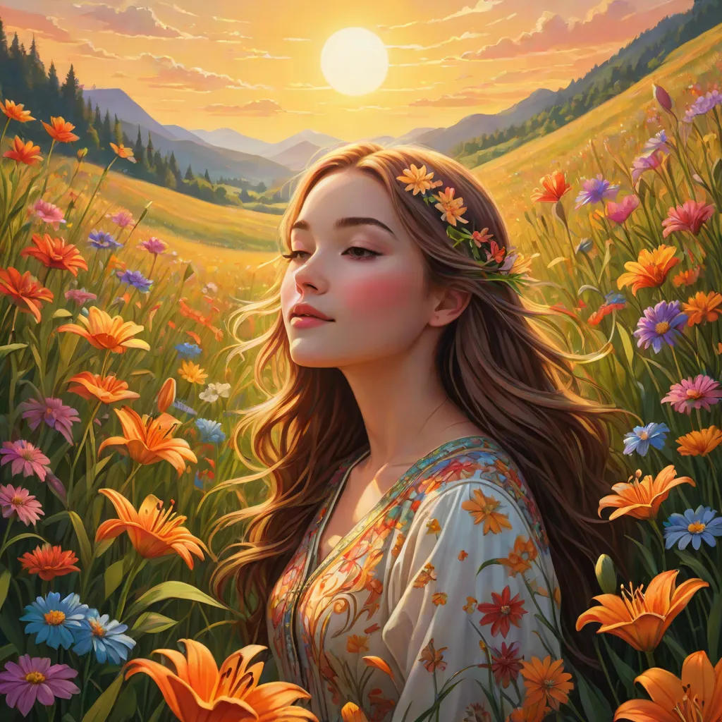 The Dreamer in the Meadow
