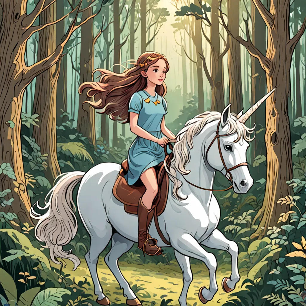 Tiny Girl and the Enchanted Unicorn: Tales of Friendship, Bravery, and Compassion