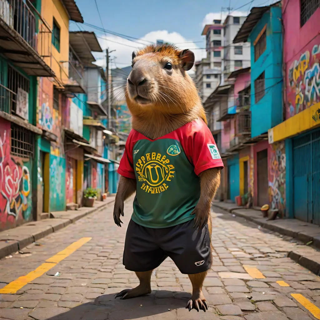 From Favela to Football: The Capybara's Journey