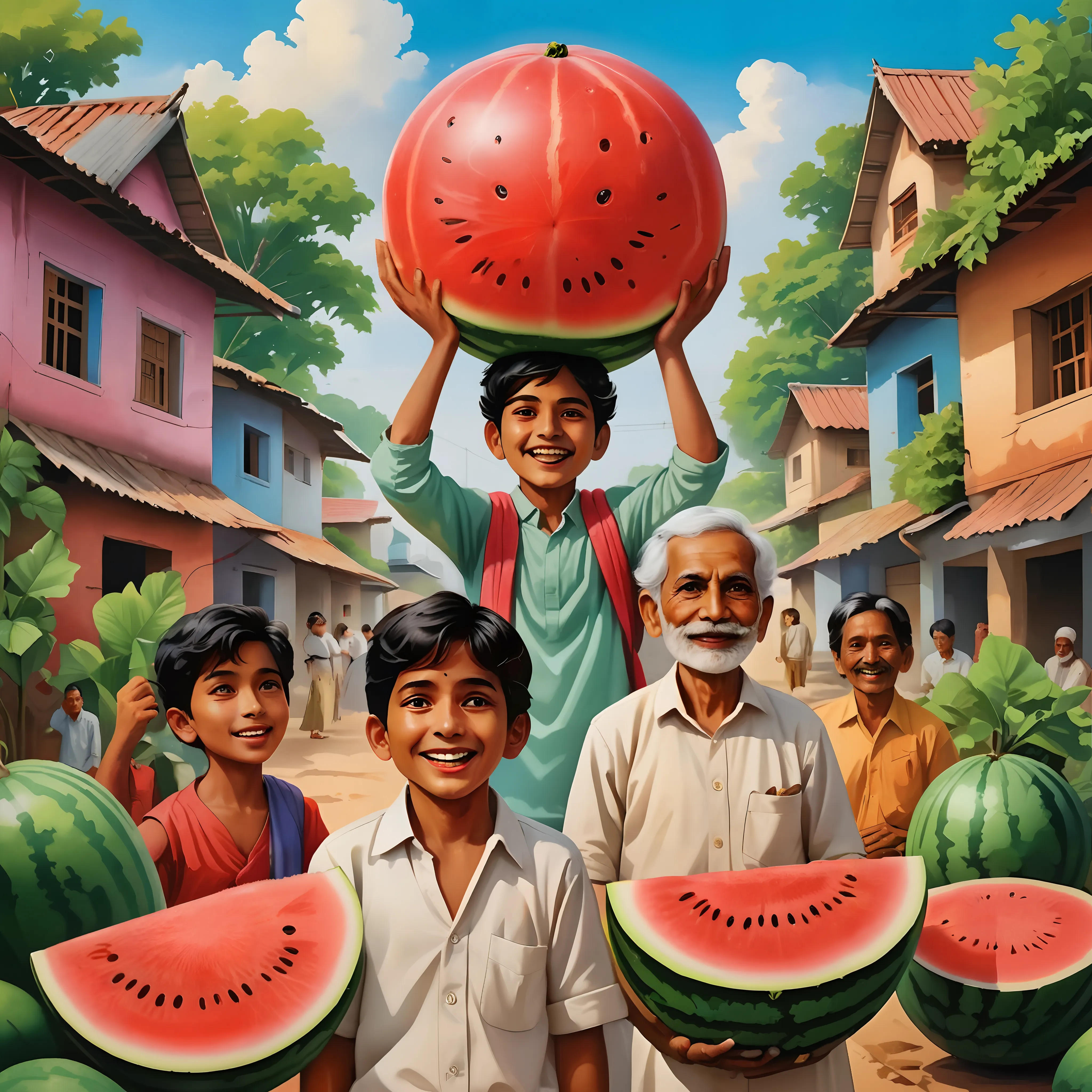 The Secret of the Watermelon and Happiness