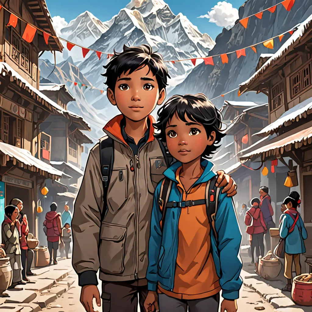 They started their journey with a virtual trip to the Everest Base Camp. They learned about the Sherpas, the brave mountain guides.