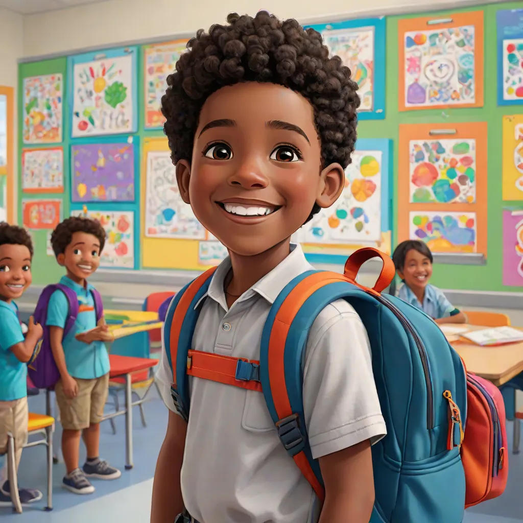 A Big Adventure: Timmy's First Day of School