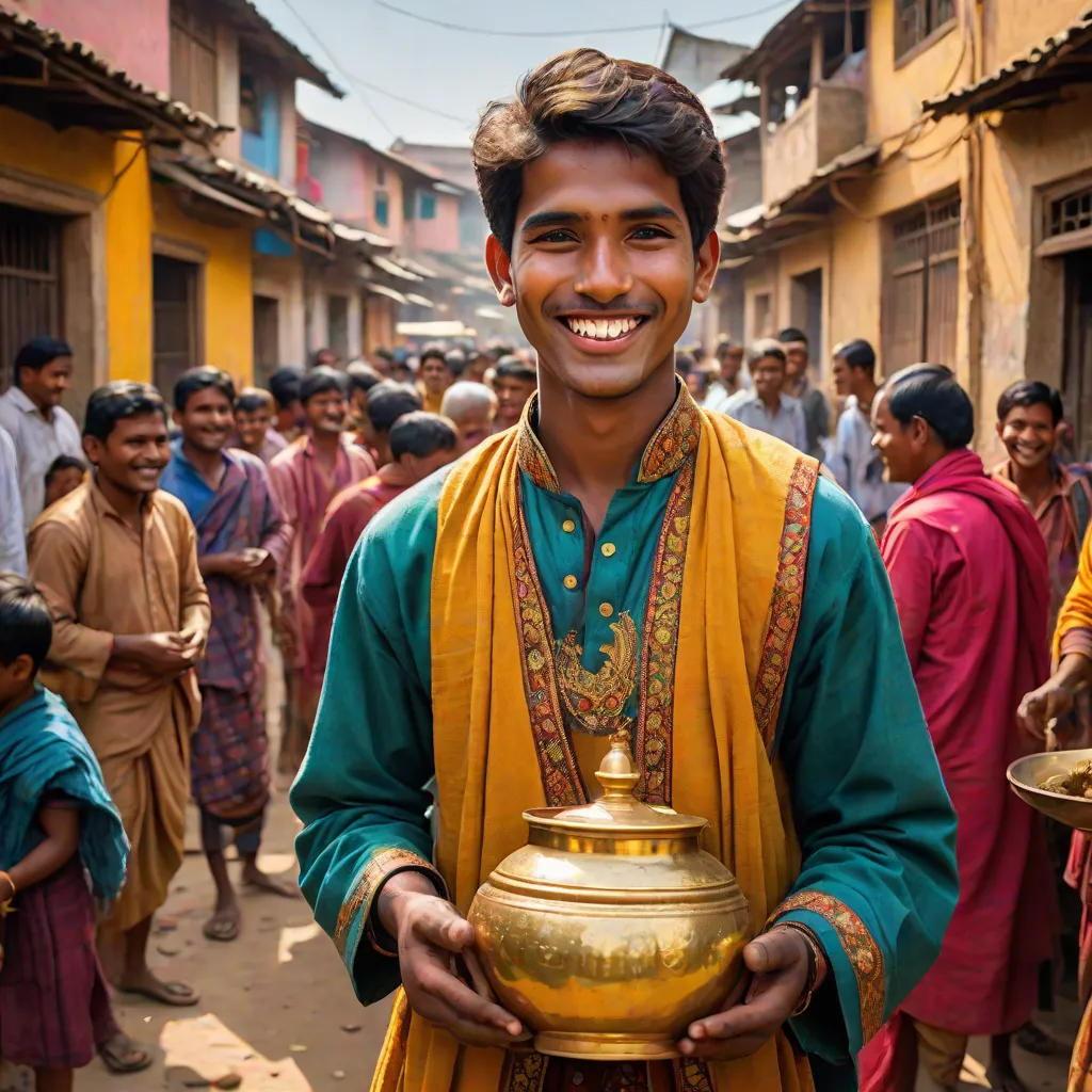 Raju and the Golden Pot