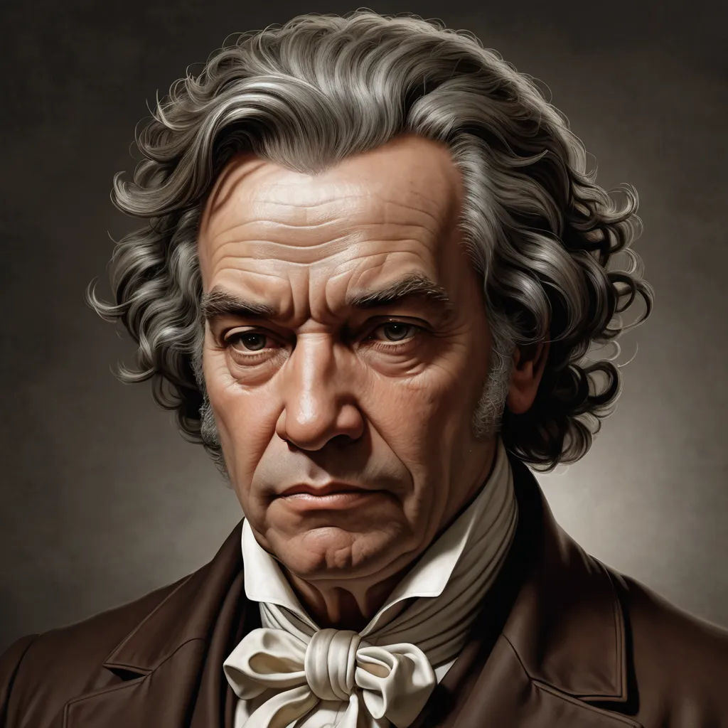 a painting of a man with a bow tie on his head and a brown jacket on his shoulders and a white shirt on, classical realism, an ultrafine detailed painting, Charlie Bowater, highly detailed digital painting