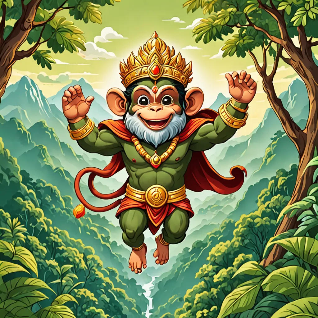 The Adventures Of Baal Hanuman : The Journey Of The Beautiful Jungle