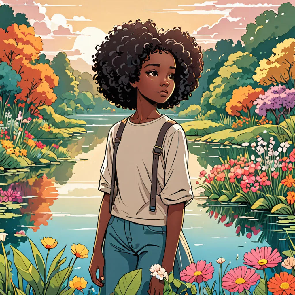 The Afro Girl and the Enchanted Garden