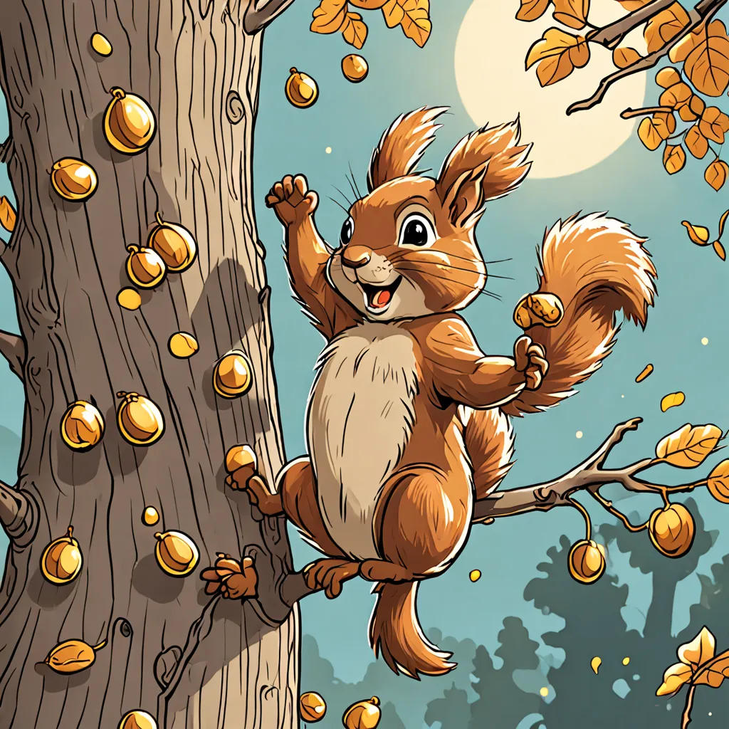 The Clumsy Squirrel's Quest