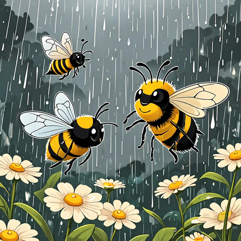 The Rainbow Butterfly and the Bumblebee