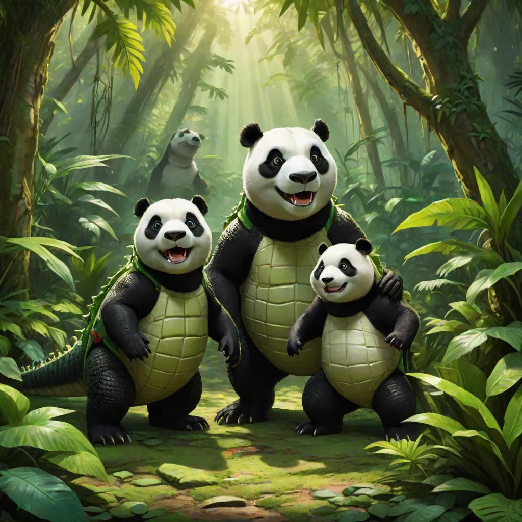 Crocodile and Super Panda: Guardians of the Jungle