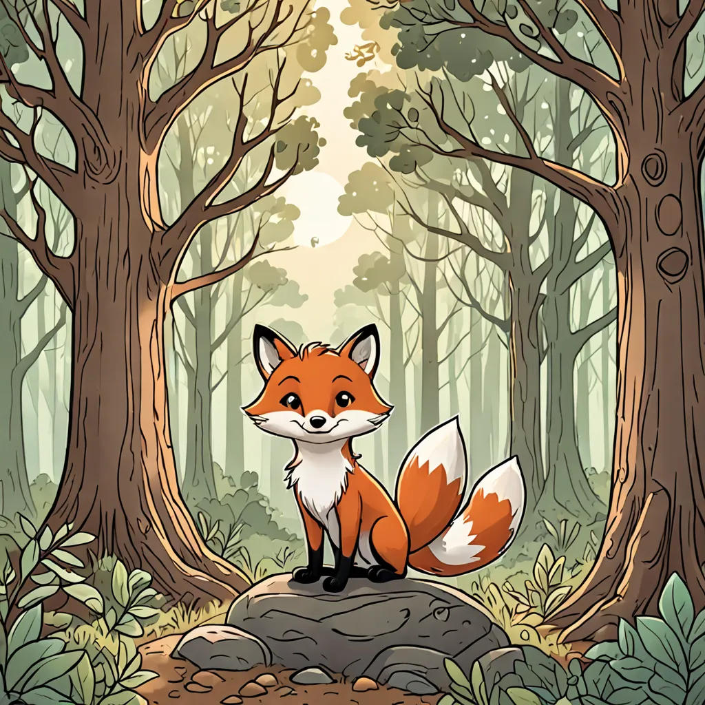 The Brave Little Raccoon and the Tree of Truth