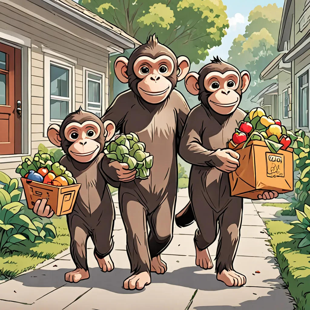 The Helpful Monkey Siblings