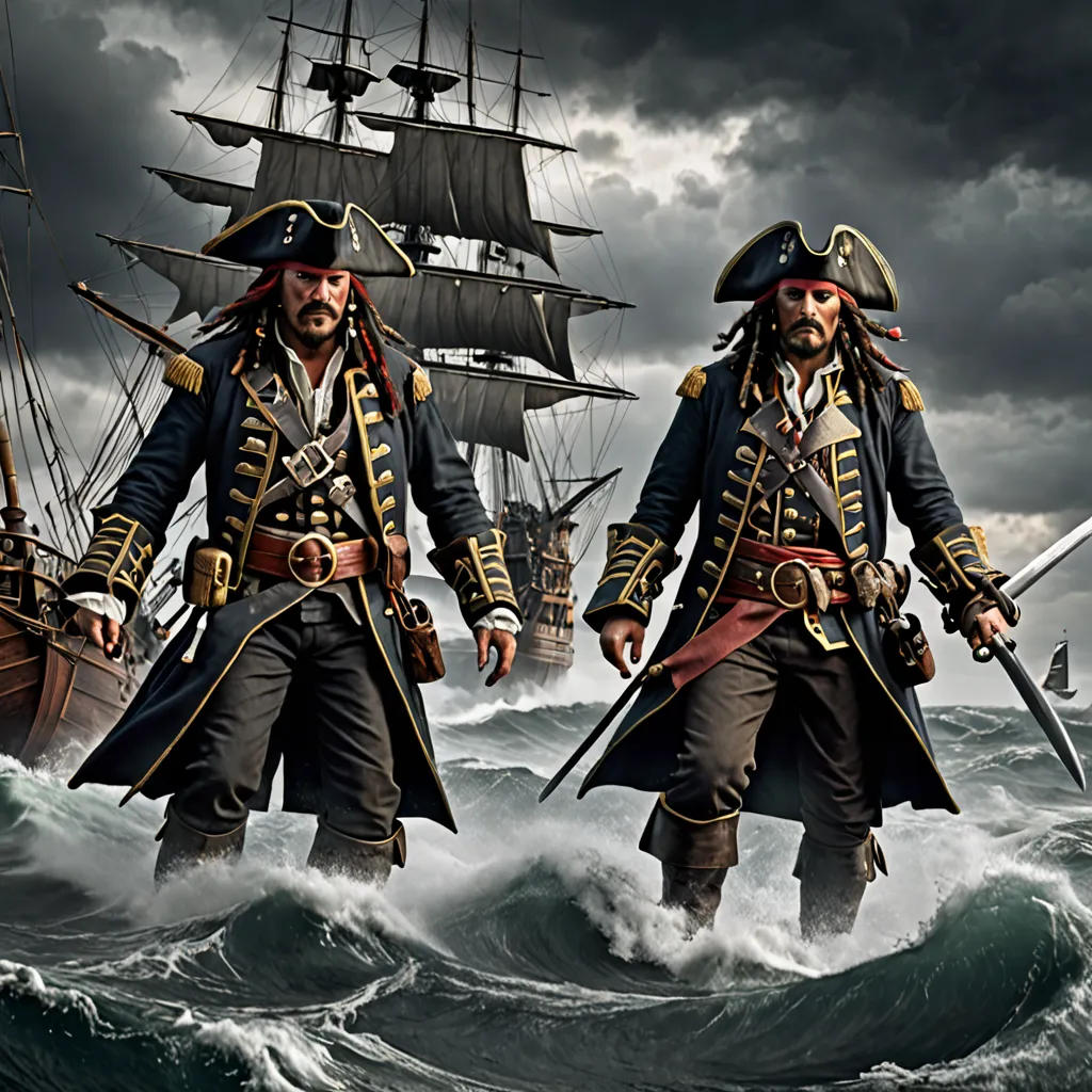 The Duel of Pirate Captains