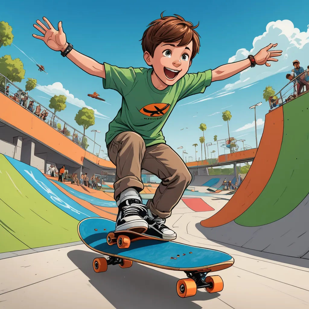 Skateboard adventures story