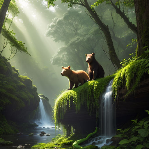The Silly Bear and the Clever Snake