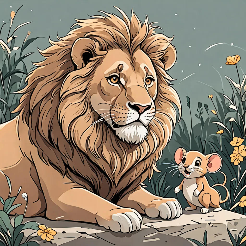 Leo the Lion and the Shy Mouse