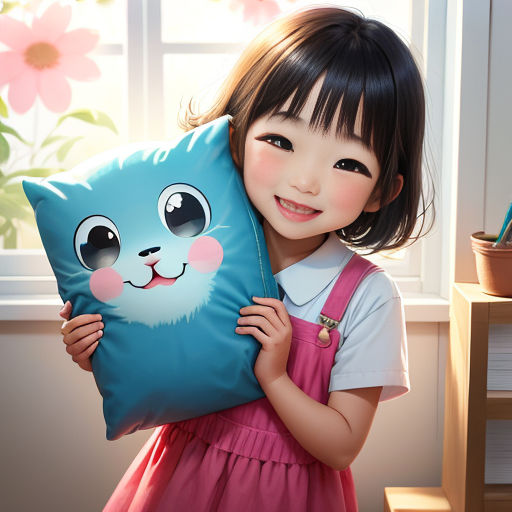 Overflowing Happiness 开心快乐 {Cushion Cover} Overflowing Happiness 开心快乐 {Cushion Cover}