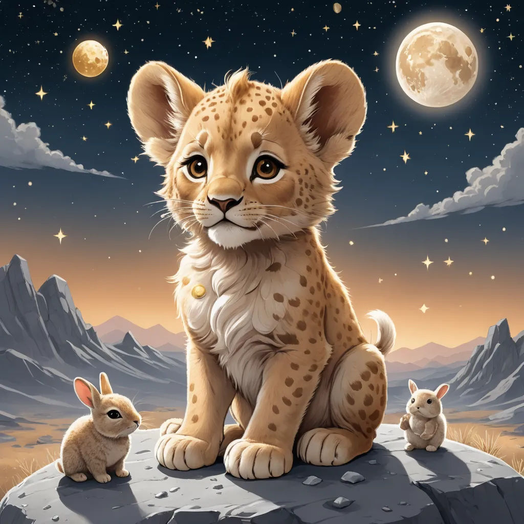 Luna the Lunar Lion Learns to Share
