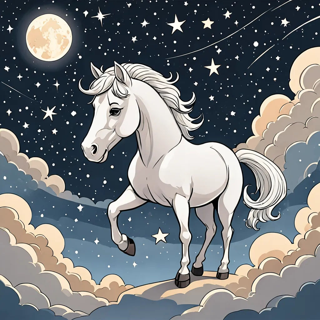 O Cavalo de São Jorge na Lua