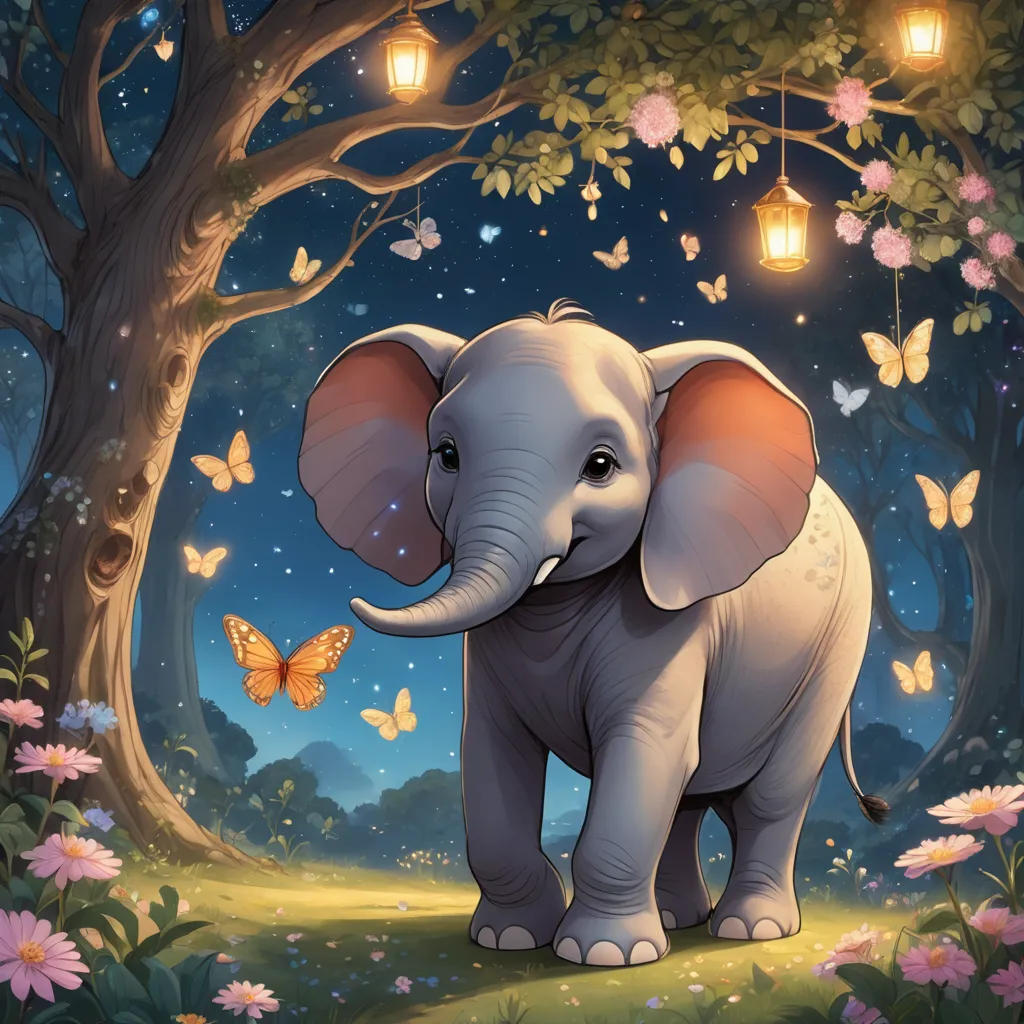 The Little Elephant Elvin and the Tree of Wishes