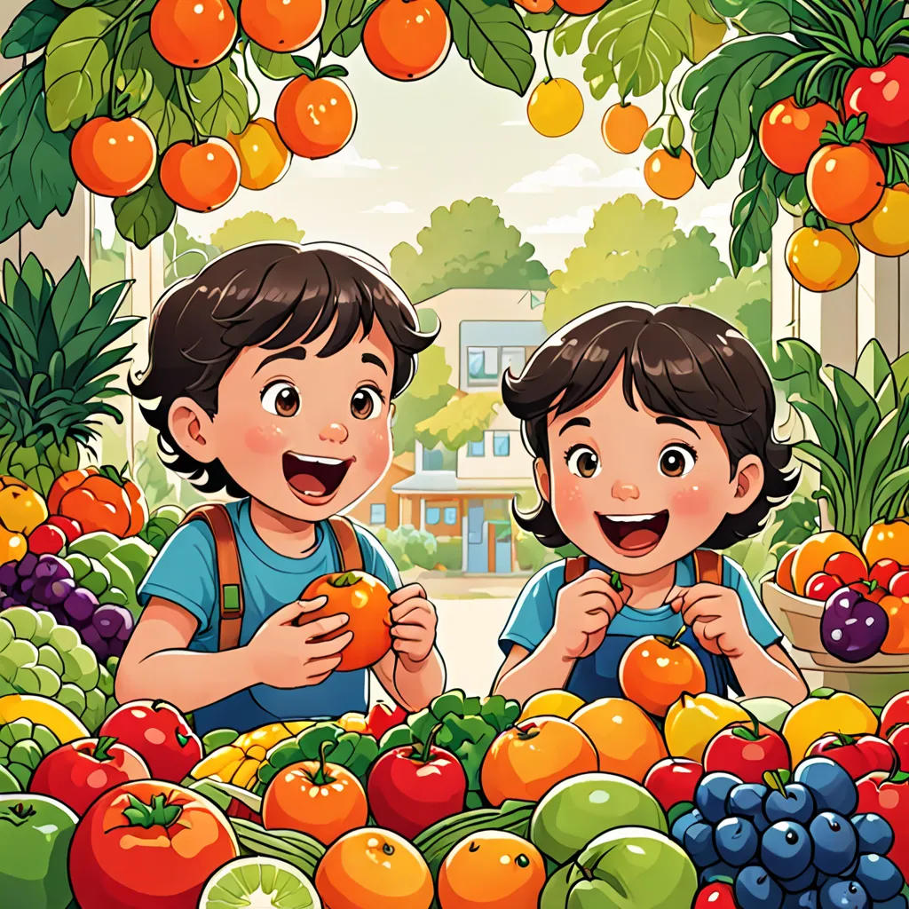 The Food Adventure of Lily and Max