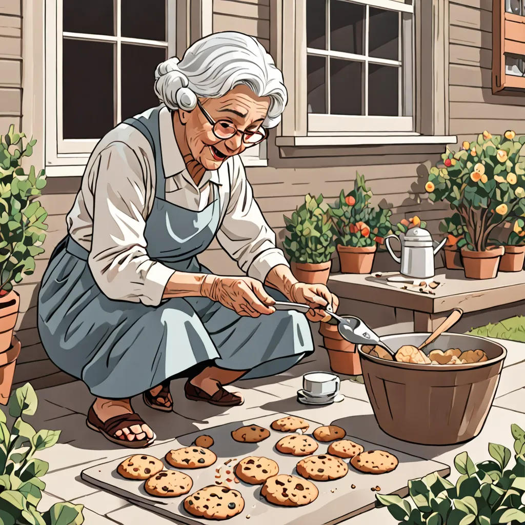 The Sweet Adventures at Great Grandma's House