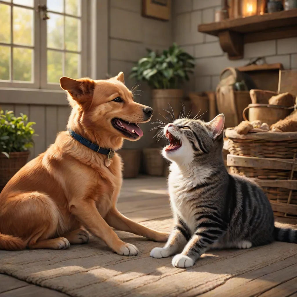 Paws and Whiskers: An Unlikely Friendship