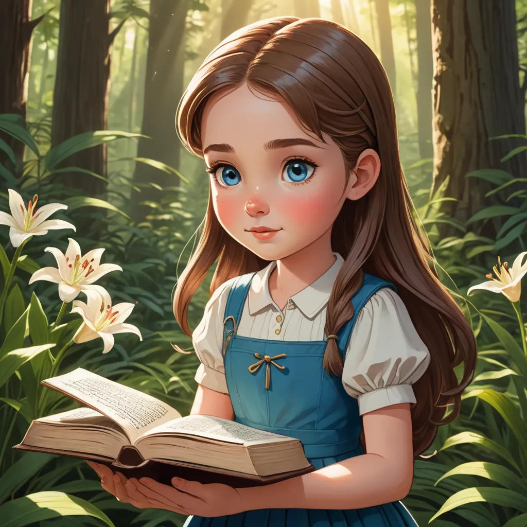 The Curious Girl and the Valuable Treasure: The Bible