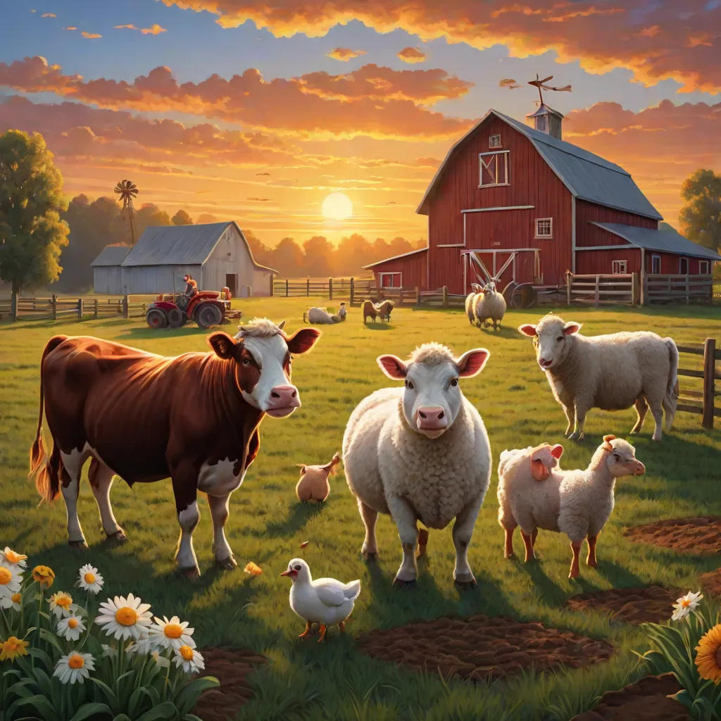 The Farmyard Friends' Day of Teamwork