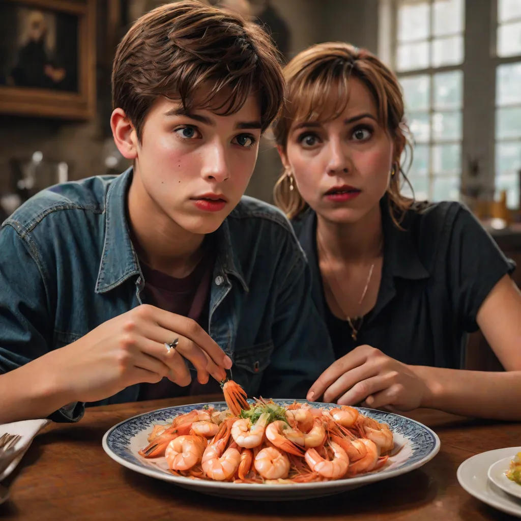 Help!!! My Mom is a Vampire Allergic to Shrimp!!!!