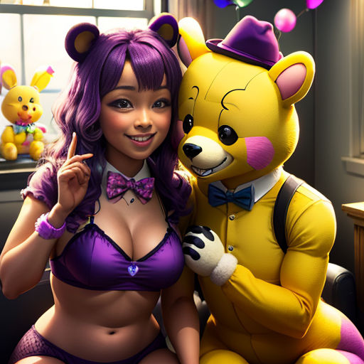 Springbonnie is innocent on account of that he is just a fella #FNAF # springbonnie #fredbear #fivenightsatfreddys