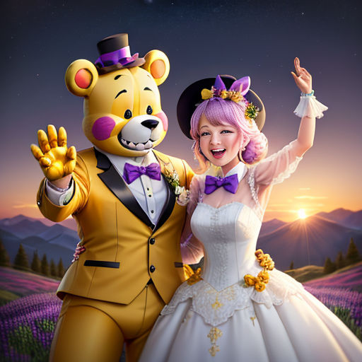 Krol'-animator on Game Jolt: Fredbear and SpringBonnie 🥰💜