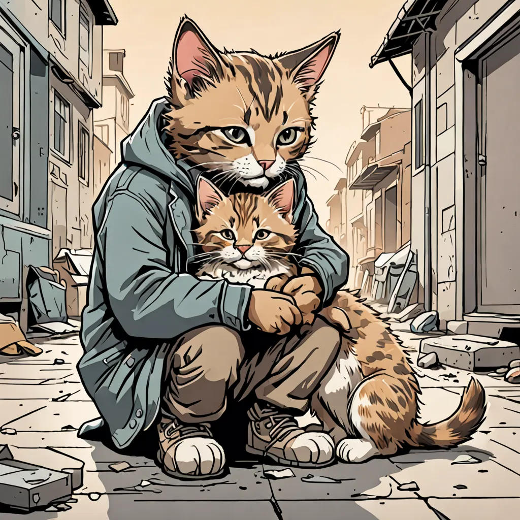 From Rags to Riches: The Tale of a Homeless Kitten