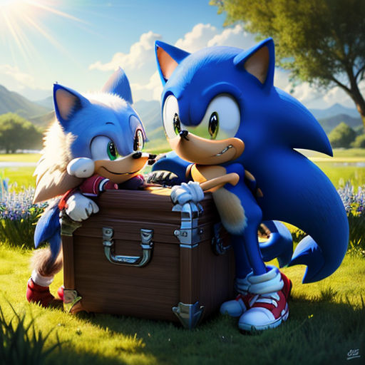 Sonic em missão numa aldeia remota - Retornar à infância