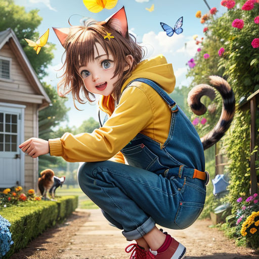 The Misadventures of Overalls Cat