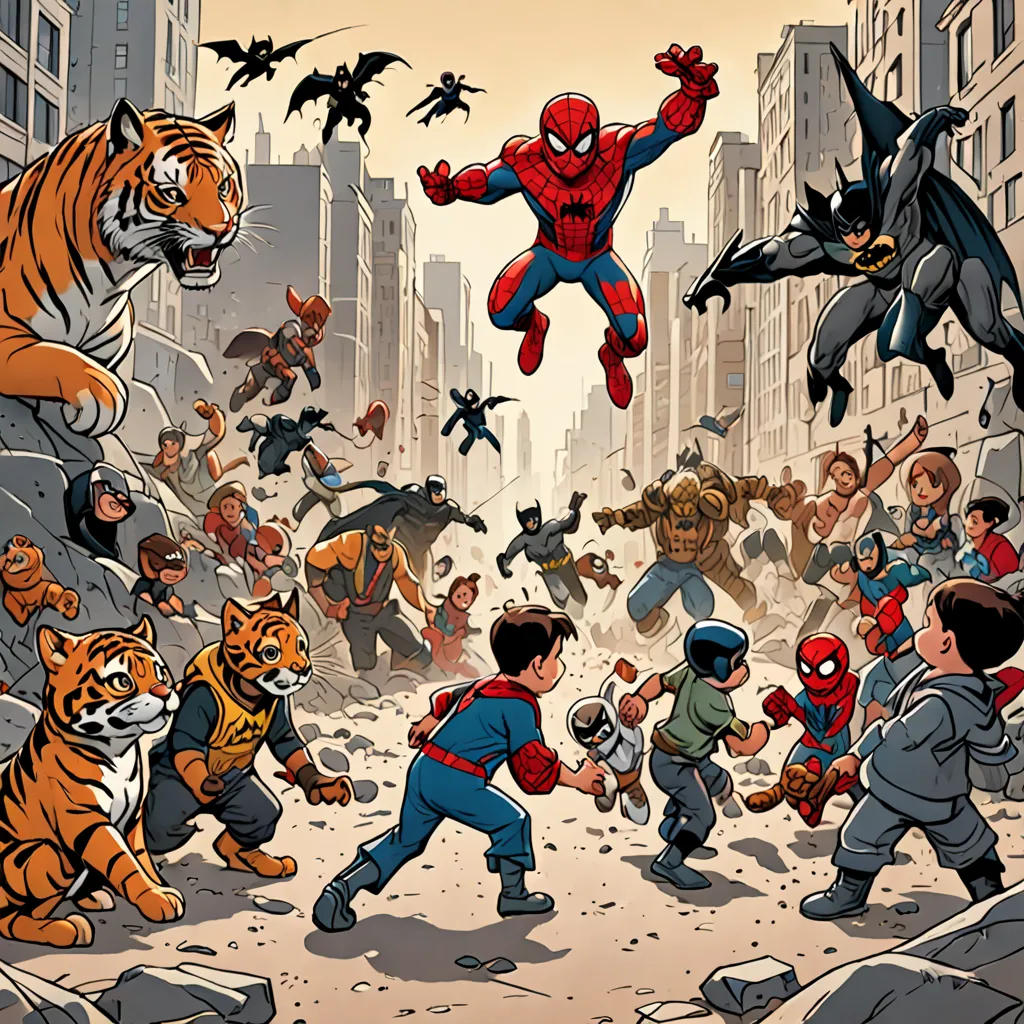 The Friendly Tigers and the Digger Adventure