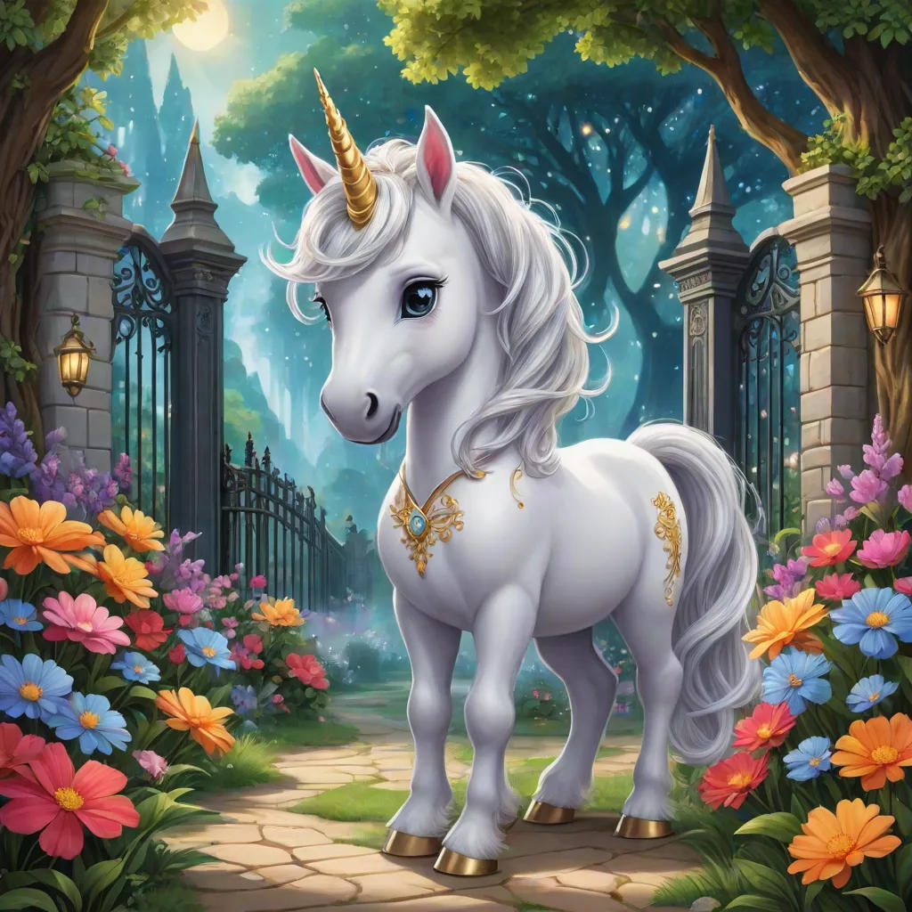The Shy Unicorn's First Day