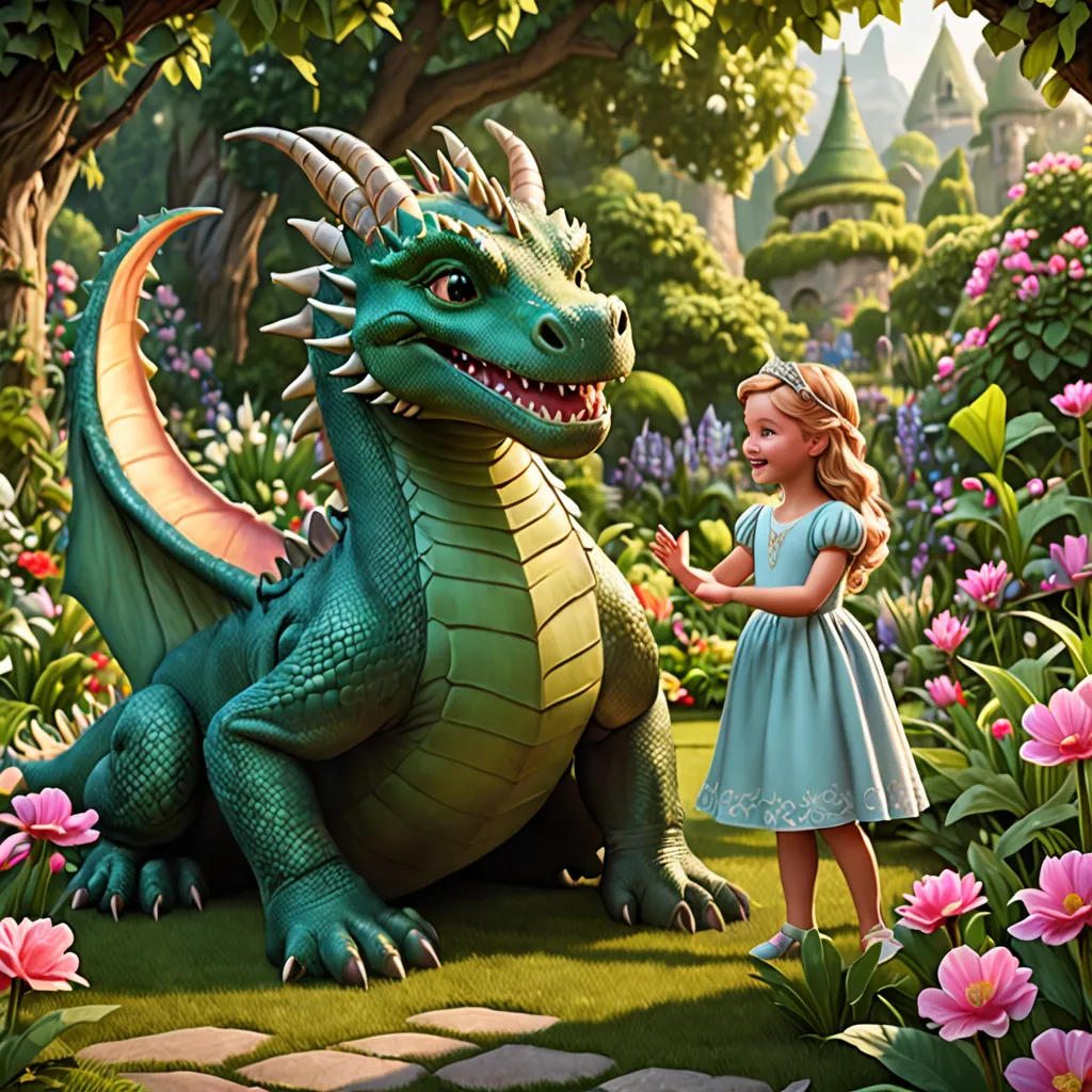 The Happy Dragon and the Princess: A Coloring Adventure | Story.com