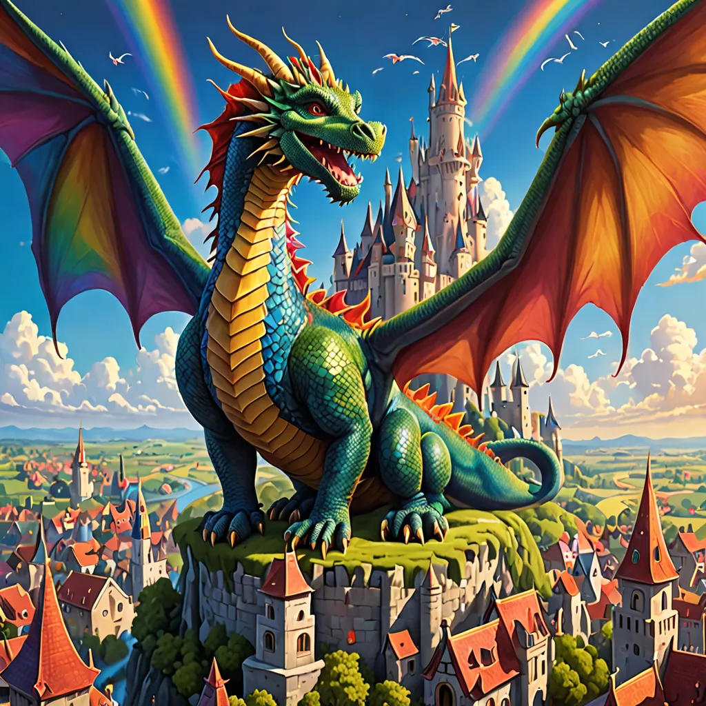 The Happy Dragon and the Princess: A Coloring Adventure | Story.com