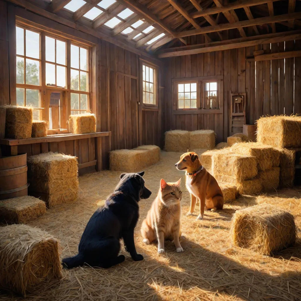 Thomas and Sasha's Barn Adventures