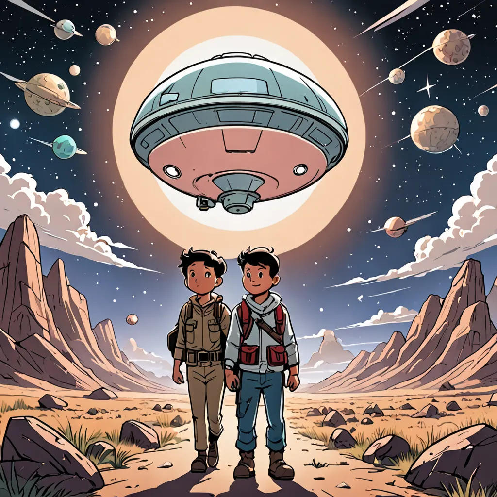 Rayhan and Piggu's UFO Adventure