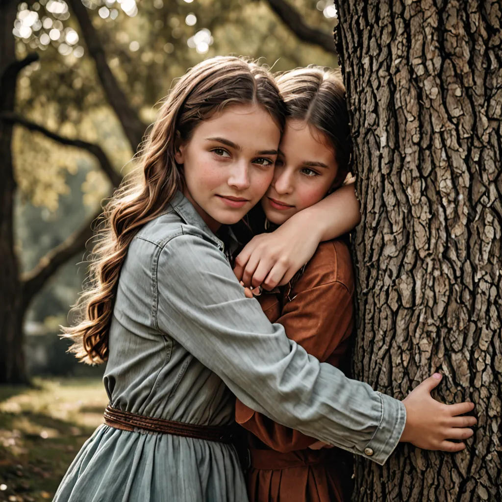 Behind the Tree