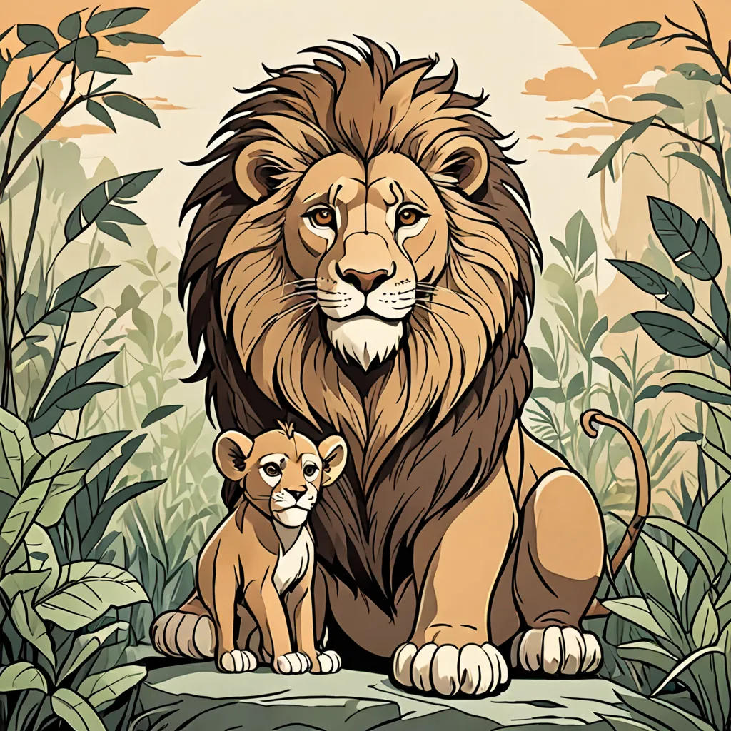 The Lion and the Monkey