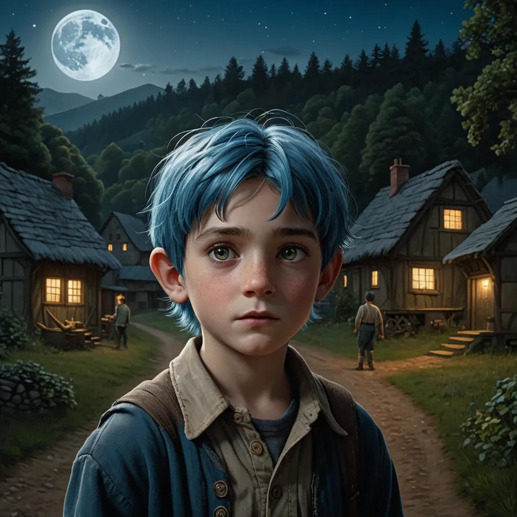 The Blue-Haired Boy