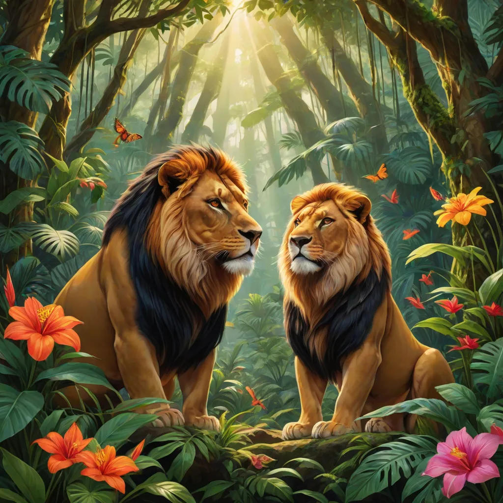 The Lion and the Tiger: A Tale of Friendship