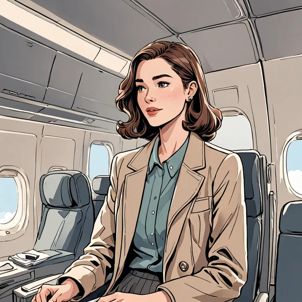 Lily's First Airplane Ride
