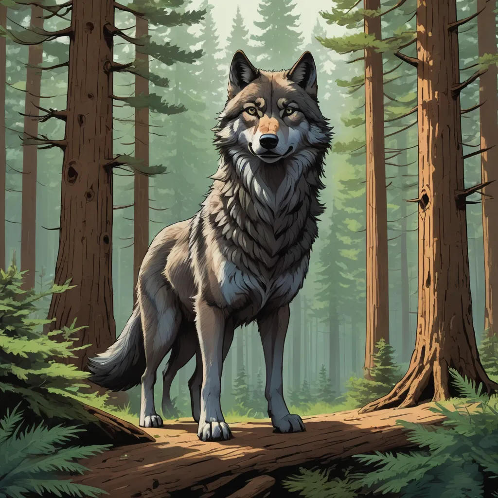The Courageous Wolf